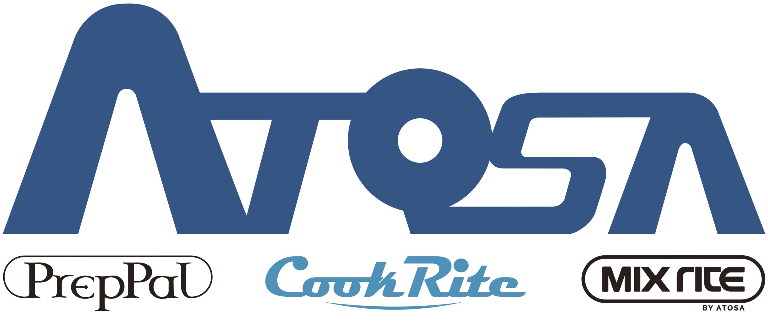 Atosa logo with 3 logos